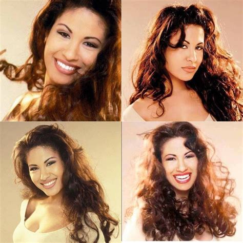 selena quintanilla with curly hair.